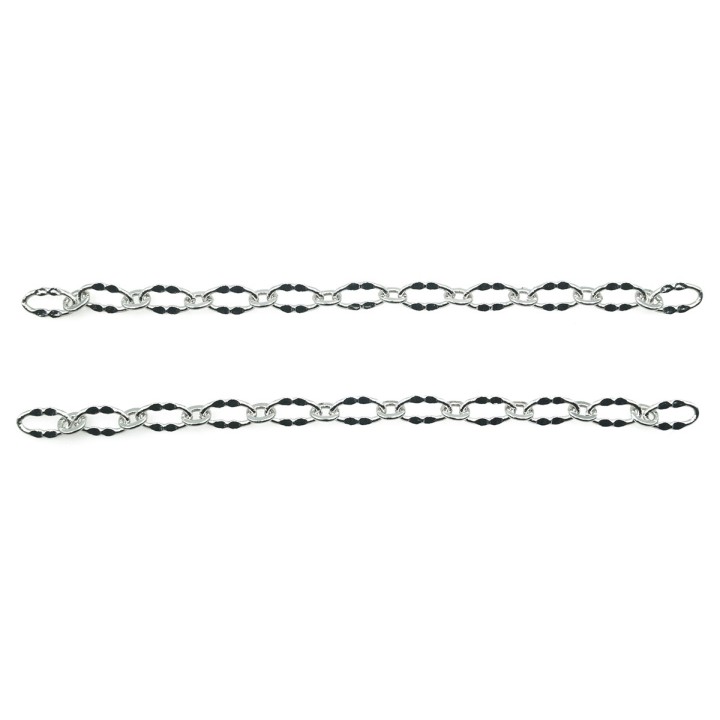 Cadena 4.5mm Para Collar y Pulsera Rodio