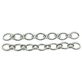 Cadena 10.2mm Para Collar y Pulsera Rodio