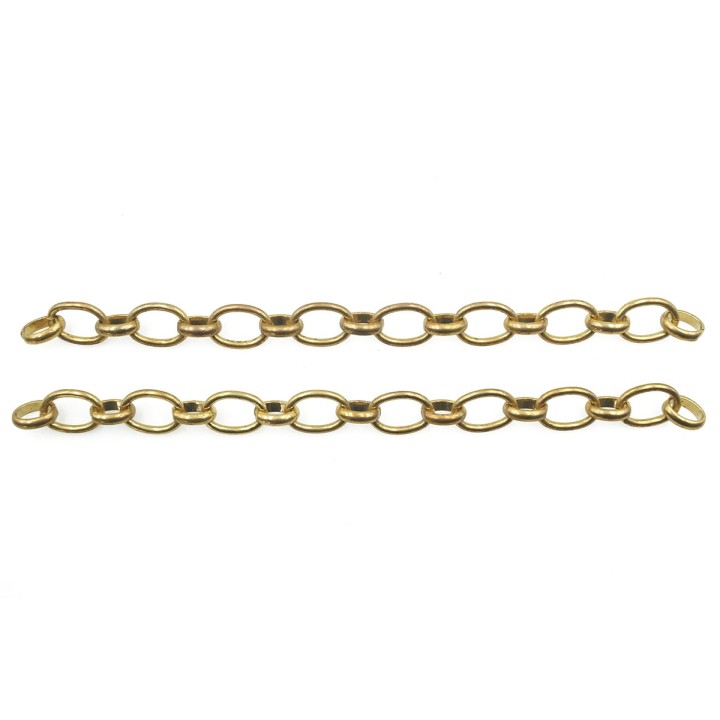 Cadena 7mm Para Collar y Pulsera Dorada