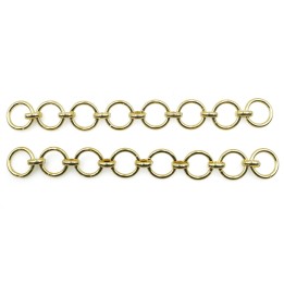 Cadena 11.5mm Para Collar y Pulsera Dorado