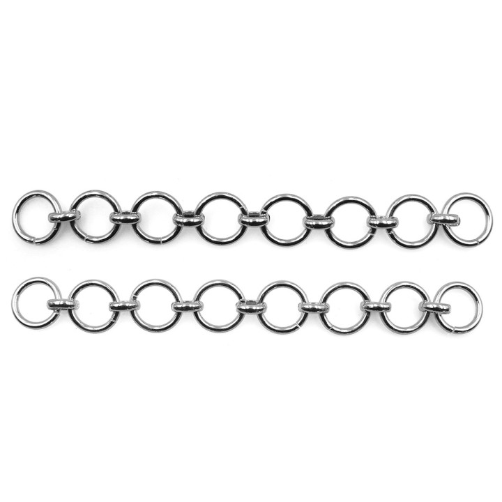 Cadena 11.5mm Para Collar y Pulsera Rodio