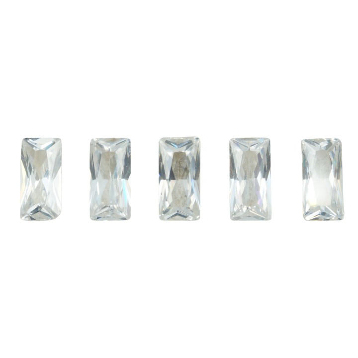 Zirconia 6x3x2mm baguet
