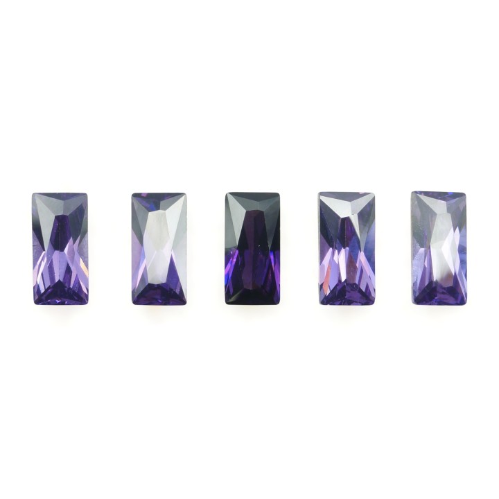 Zirconia 6x3x2mm baguet