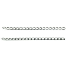 Cadena 4mm Para Collar y Pulsera Acero Inoxidable