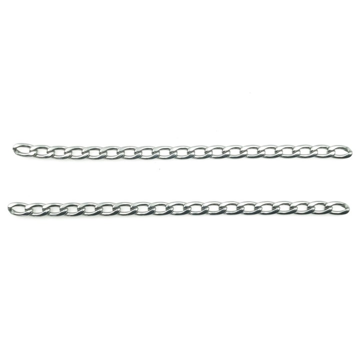Cadena 4mm Para Collar y Pulsera Acero Inoxidable