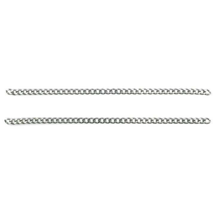 Cadena 3mm Para Collar y Pulsera Acero Inoxidable