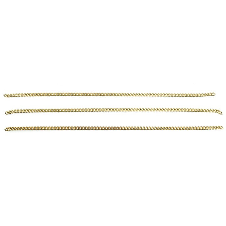 Cadena 1.6mm Para Collar y Pulsera Dorado