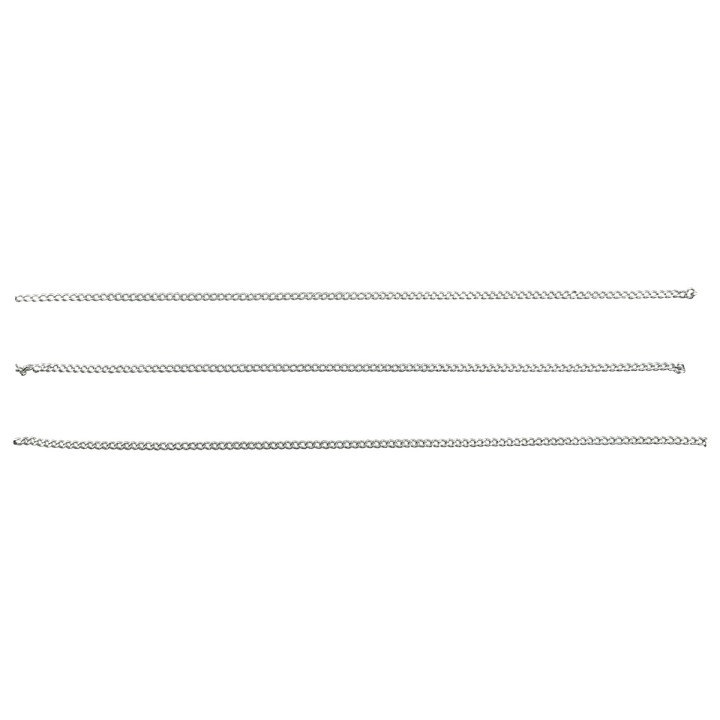 Cadena 1.3mm Para Collar y Pulsera Rodio
