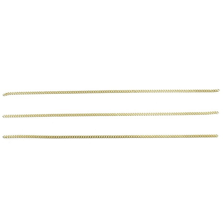 Cadena 1.3mm Para Collar y Pulsera Dorado