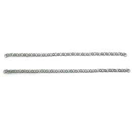 Cadena 3mm Para Collar y Pulsera Acero Inoxidable