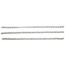 Cadena 2.6mm Para Collar y Pulsera Acero Inoxidable