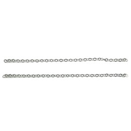 Cadena 2.7mm Para Collar y Pulsera Rodio