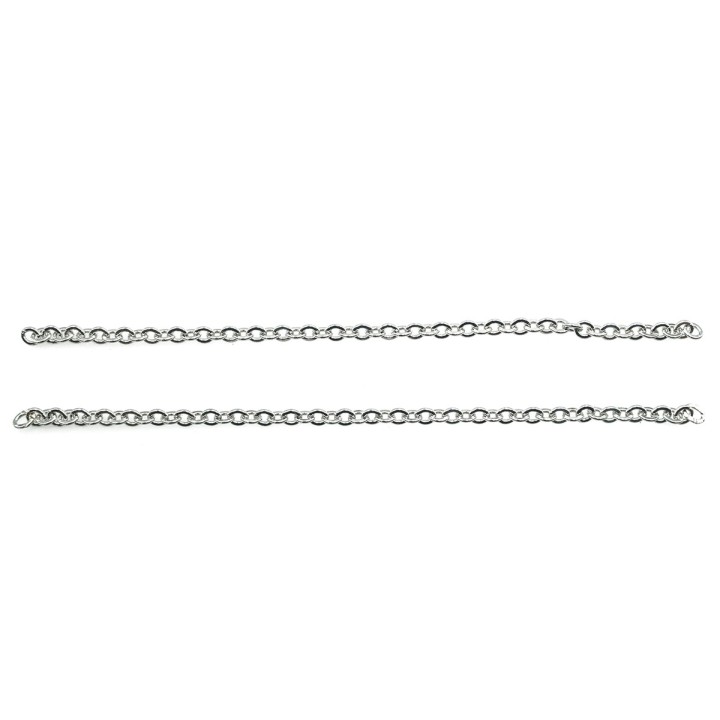 Cadena 2.7mm Para Collar y Pulsera Rodio