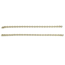 Cadena 2.7mm Para Collar y Pulsera Dorado