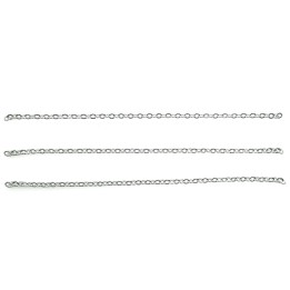 Cadena 2mm Para Collar y Pulsera Rodio
