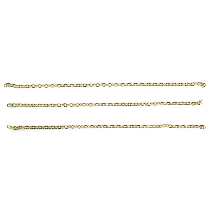 Cadena 2mm Para Collar y Pulsera Dorado