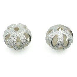 Dona perforada 10 mm de laton para collar y pulsera