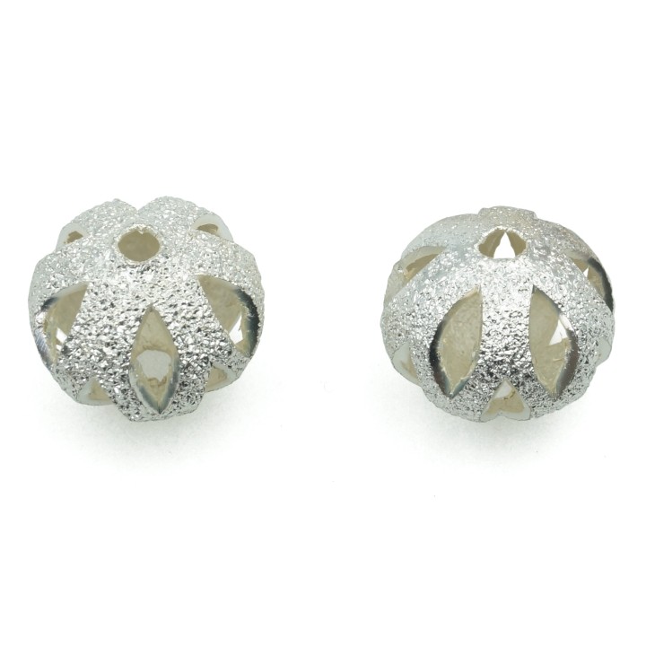 Dona perforada 10 mm de laton para collar y pulsera