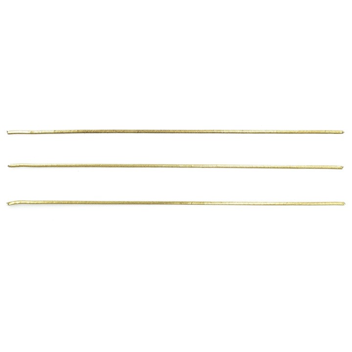 Cadena 1mm Para Collar y Pulsera Dorado