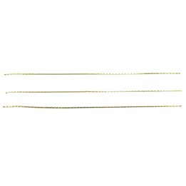 Cadena 0.7mm Para Collar y Pulsera Dorado