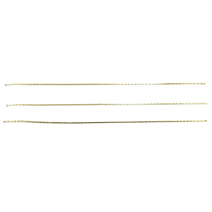 Cadena 0.7mm Para Collar y Pulsera Dorado