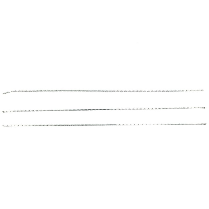 Cadena 0.7mm Para Collar y Pulsera Rodio