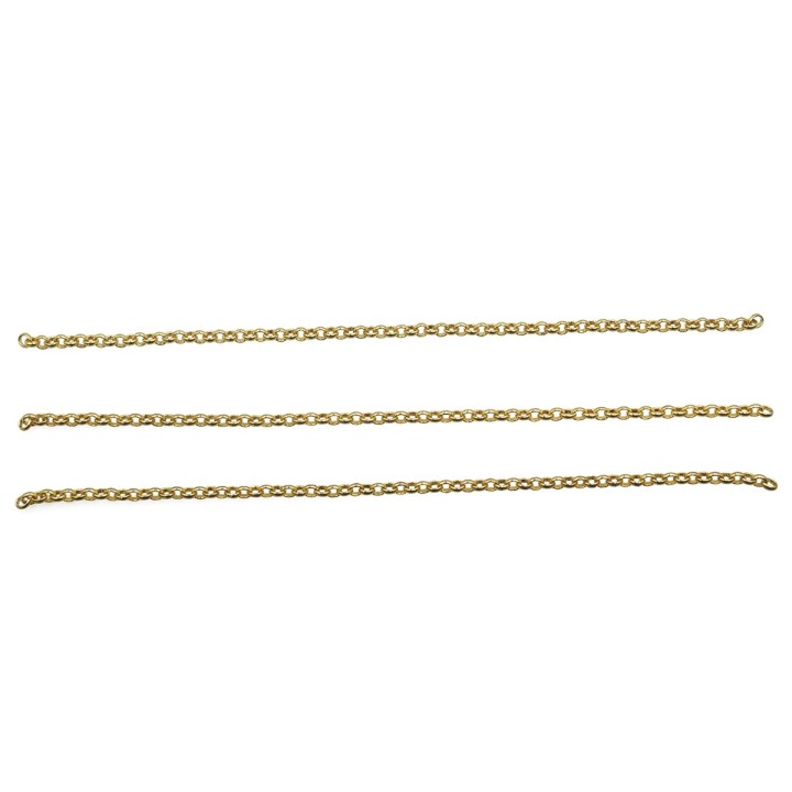 Cadena 2mm Para Collar Y Pulsera Dorado