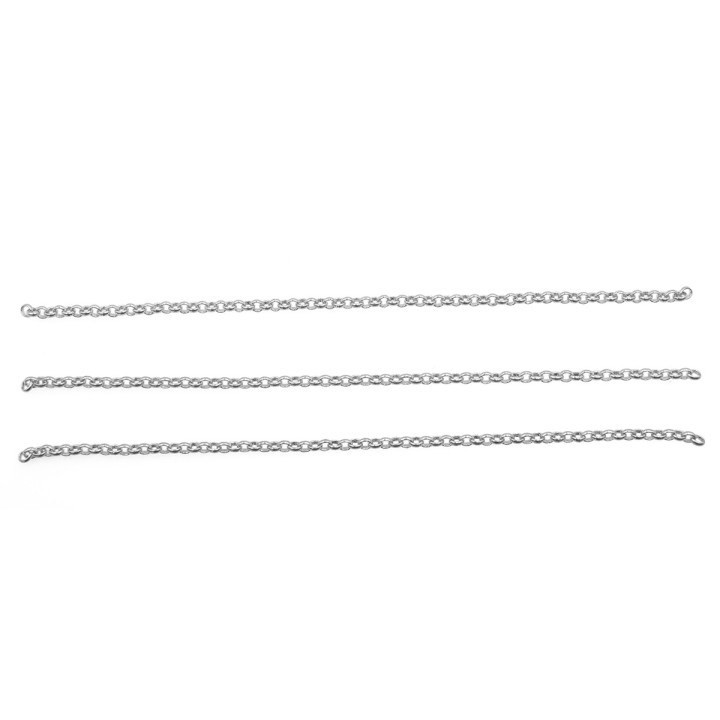 Cadena 2Mm Para Collar Y Pulsera Rodio