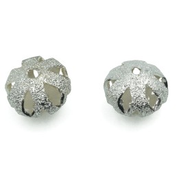 Dona perforada 12 mm de laton para collar y pulsera