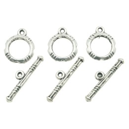 Broche 2pz de pewter pv 12mm