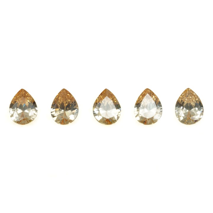 Zirconia 10x7mm lagrima