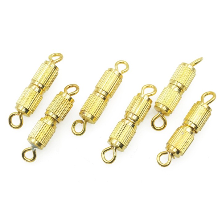 Broche 2pz de laton tornillo igp 10x4mm
