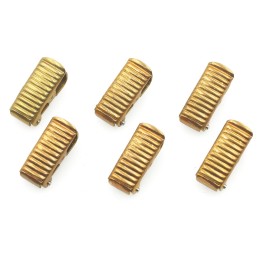 Broche 12x5mm de laton caja