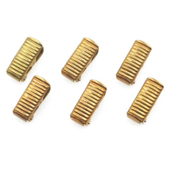 Broche 12x5mm de laton caja