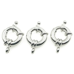 Broche 15mm de laton rodio