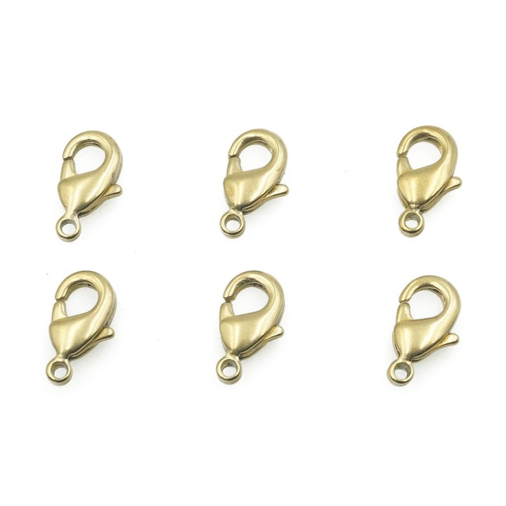 Broche 10x5mm de laton