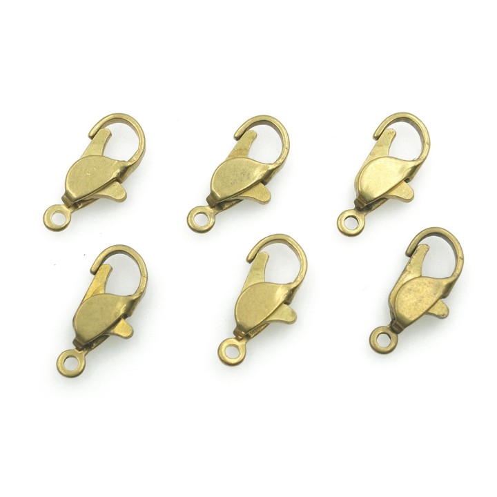 Broche 13x7.6mm de laton