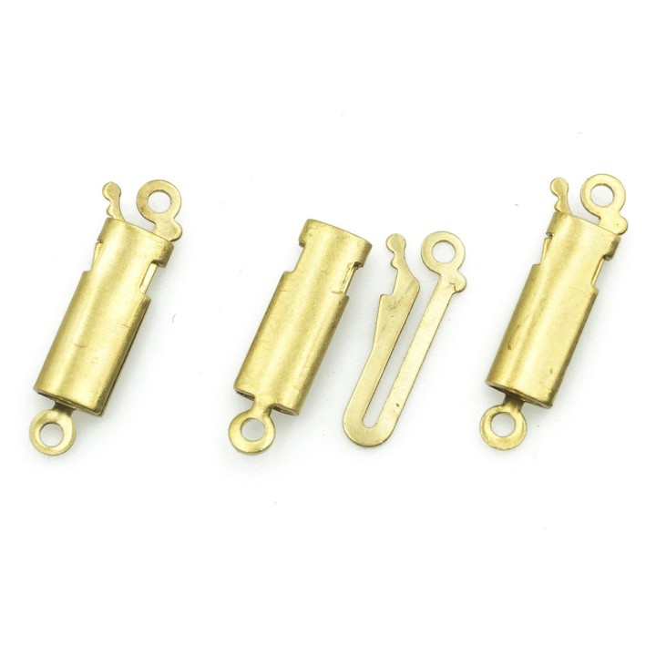 Broche 2pz de laton 15.5x4.5mm