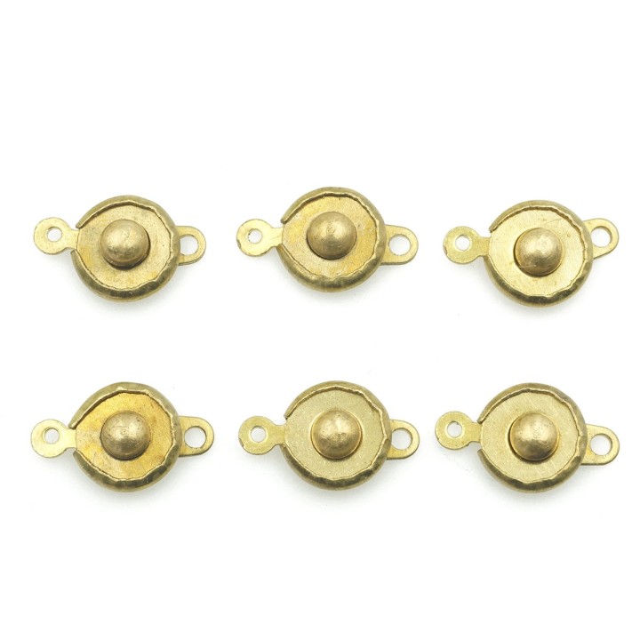 Broche 2pz de laton 8mm