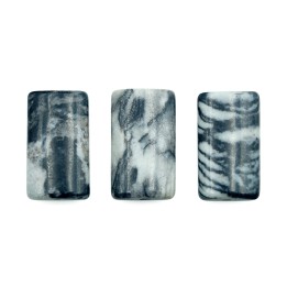Piedra Natural 12x20x5mm Rectangulo Black Picaso