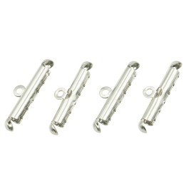 Terminal 18x4mm de laton para collar y pulsera
