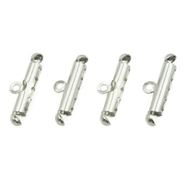 Terminal 16x3mm de laton para collar y pulsera