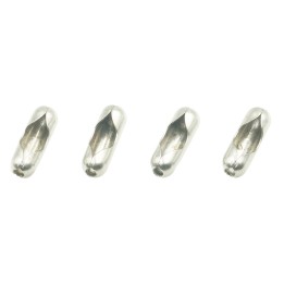 Terminal 12x4mm de laton para collar y pulsera niquelado
