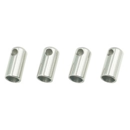 Terminal 9x4mm de acero inoxidable para collar y pulsera