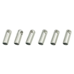 Terminal 7x3mm de acero inoxidable para collar y pulsera