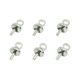 Terminal 8x4mm de laton para collar y pulsera irp