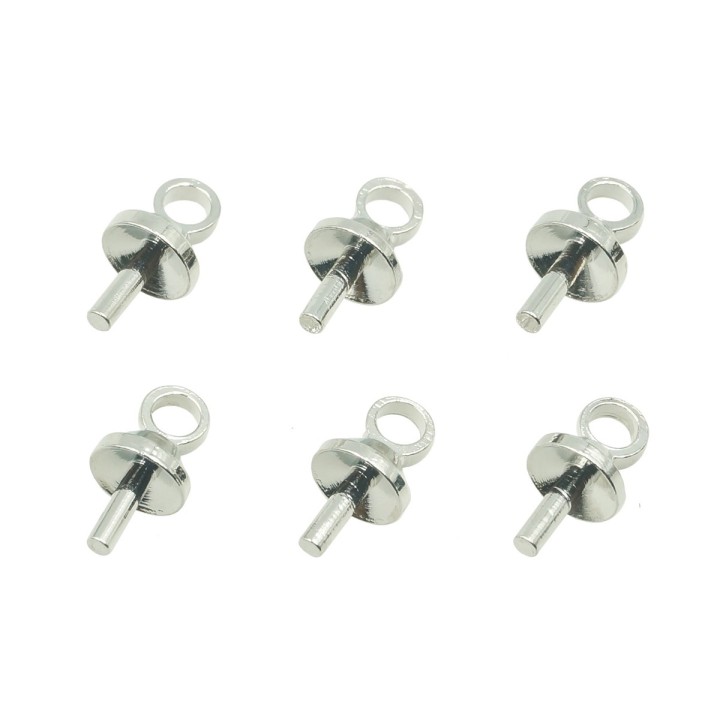 Terminal 8x4mm de laton para collar y pulsera irp