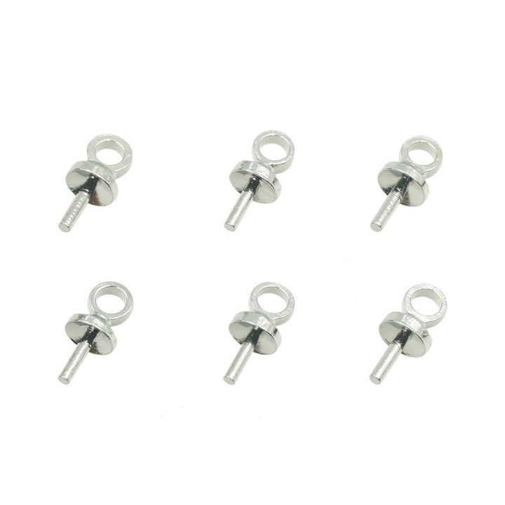 Terminal 7x3mm de laton para collar y pulsera irp