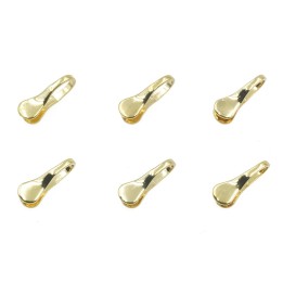Terminal 2mm de laton para collar y pulsera igp