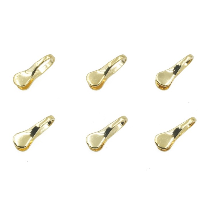 Terminal 2mm de laton para collar y pulsera igp
